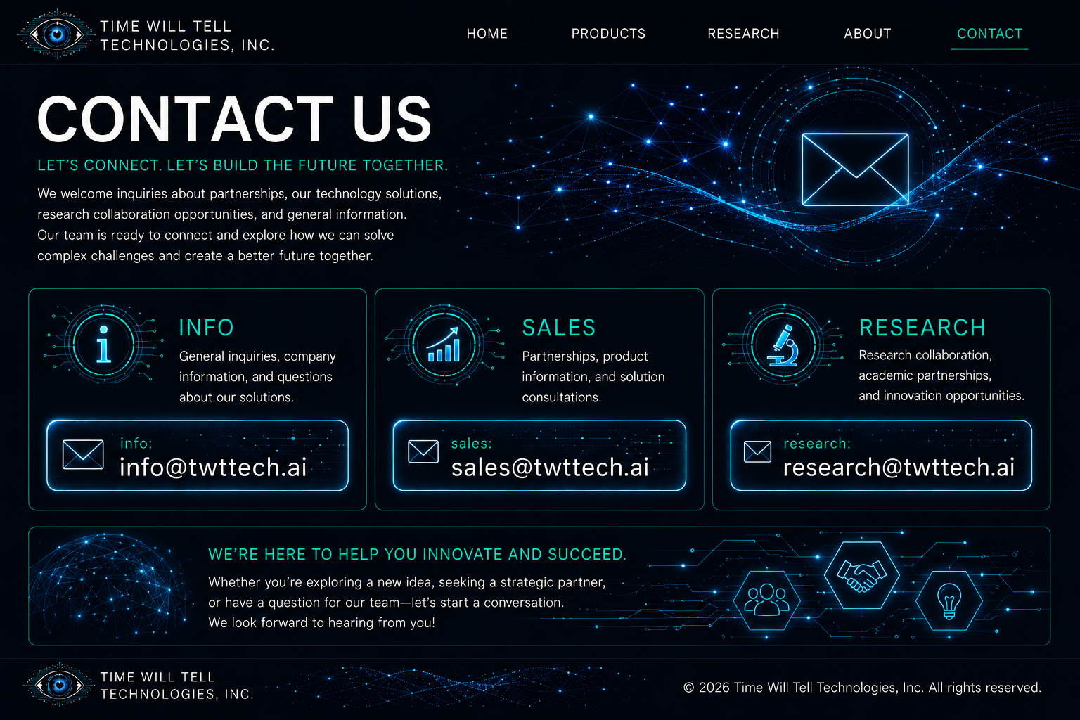 Contact Us design